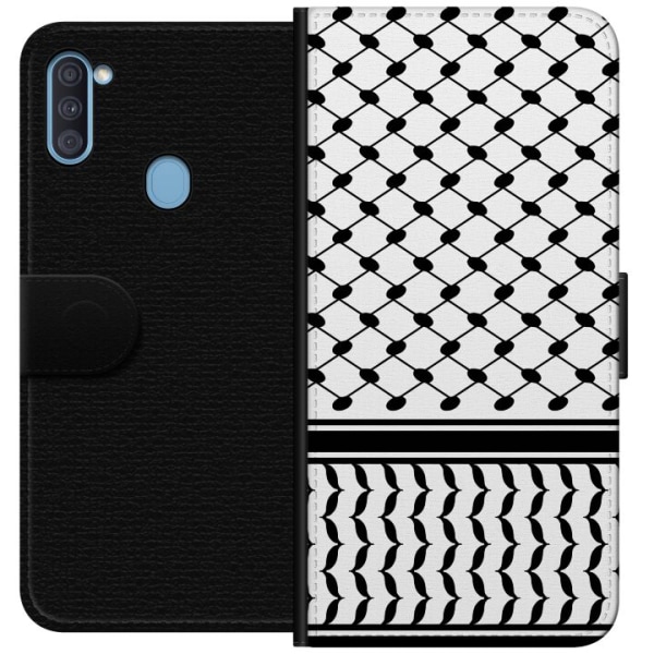 Samsung Galaxy A11 Plånboksfodral Keffiyeh mönster