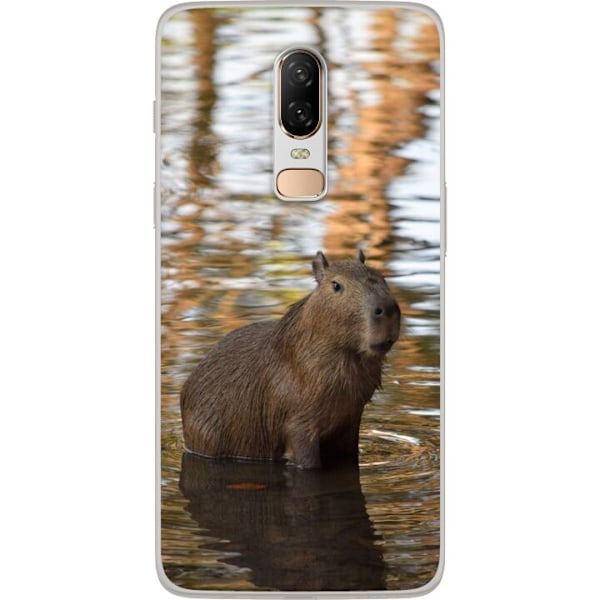 OnePlus 6 Gennemsigtig cover Capybara