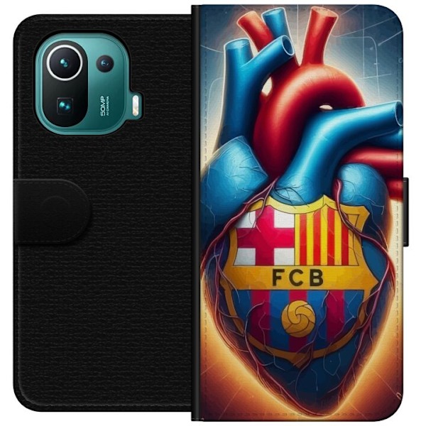 Xiaomi Mi 11 Pro Lommeboketui FCB Hjerte