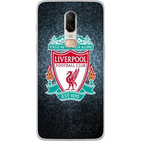 OnePlus 6 Gjennomsiktig deksel Liverpool Football Club