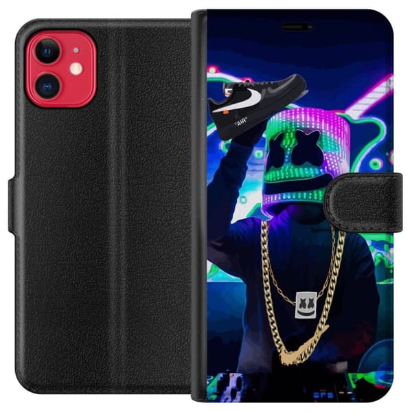 Kompatibel Tegnebogsetui til Apple iPhone 11 Marshmello | Fortnite