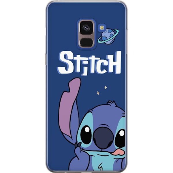 Samsung Galaxy A8 (2018) Genomskinligt Skal Stitch