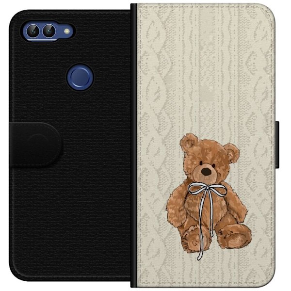 Huawei P smart Lommeboketui Liten Bamse – klassisk bamse i enkel design
