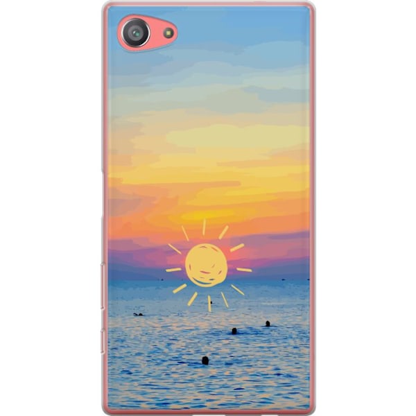 Sony Xperia Z5 Compact Gennemsigtig cover Solnedgang