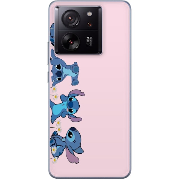 Xiaomi 13T Genomskinligt Skal Stitch Skratt & Bus – Perfekt