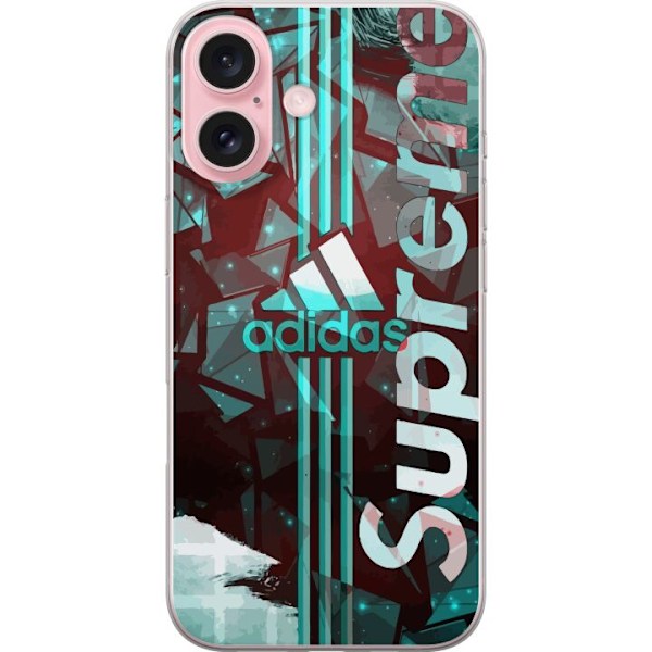 Apple iPhone 16 Gjennomsiktig deksel Adidas, SUP...