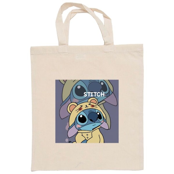 Tygpåse | Hållbar Shoppingväska i Tyg Stitch Beige one size