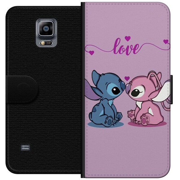 Samsung Galaxy Note 4 Lompakkokotelo Lilo & Stitch – Angel Edition