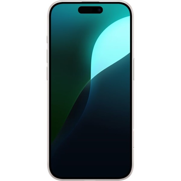 Apple iPhone 16 Pro Gjennomsiktig deksel Røde Fløyels hjerte