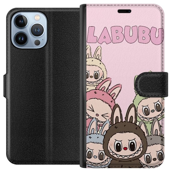 Apple iPhone 13 Pro Max Plånboksfodral Labubu Classics