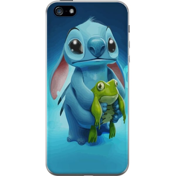 Apple iPhone 5 Genomskinligt Skal Stitch och grodan