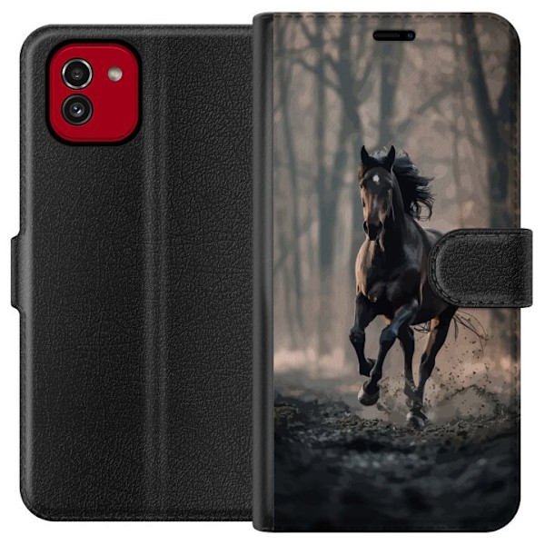 Samsung Galaxy A03 Plånboksfodral Running horse