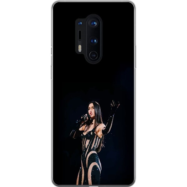 OnePlus 8 Pro Läpinäkyvä kuori Dua Lipa – Pop Star Aesthetic