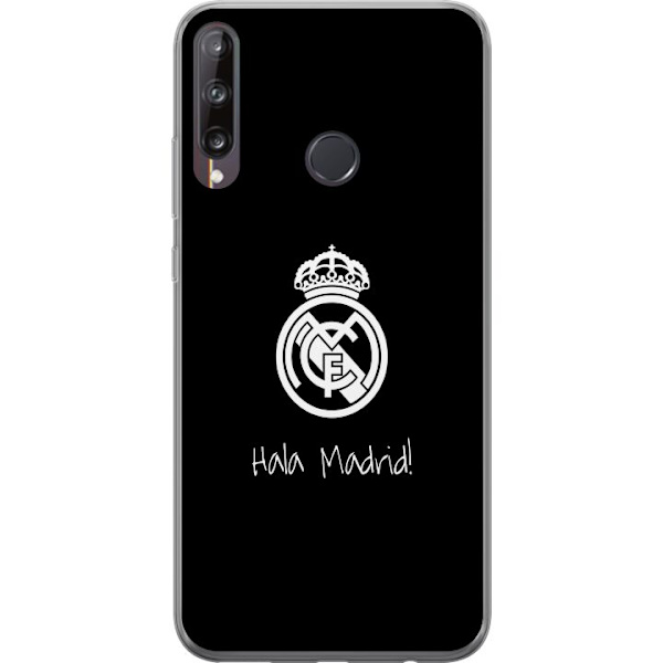 Huawei P40 lite E Läpinäkyvä kuori Real Madrid Emblem Jalkapallo Ylpeys Valkoinen Kulta Seuramerkki Mestarit La Liga Fanit Ikoninen Urheilu
