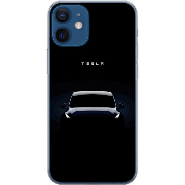 Apple iPhone 12  Gennemsigtig cover Tesla