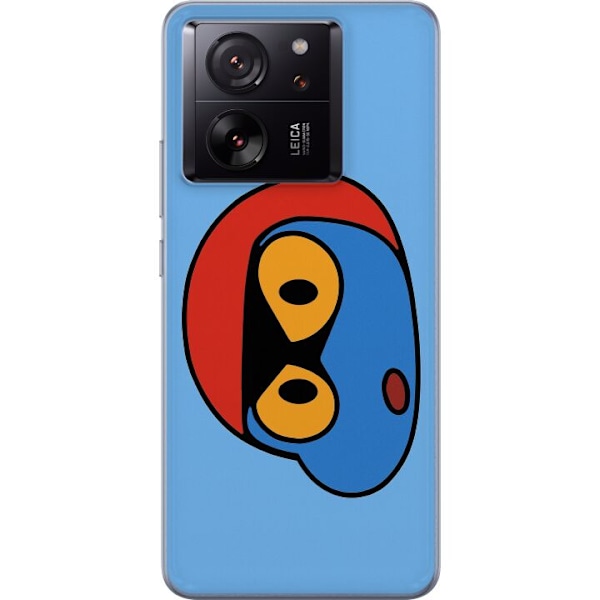 Xiaomi 13T Läpinäkyvä kuori Bold Bot Head
