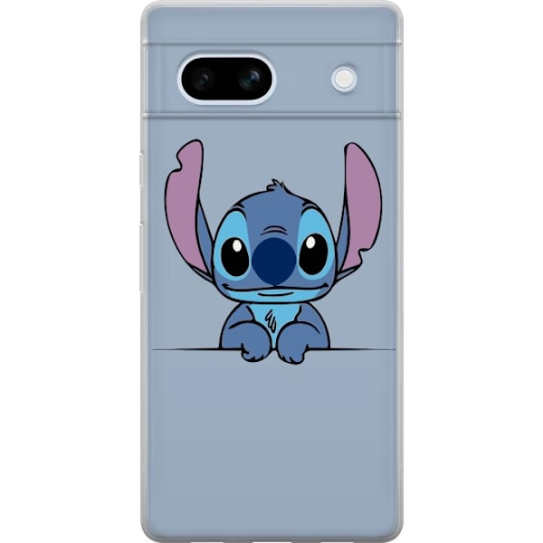 Google Pixel 7a Genomskinligt Skal Lilo & Stitch