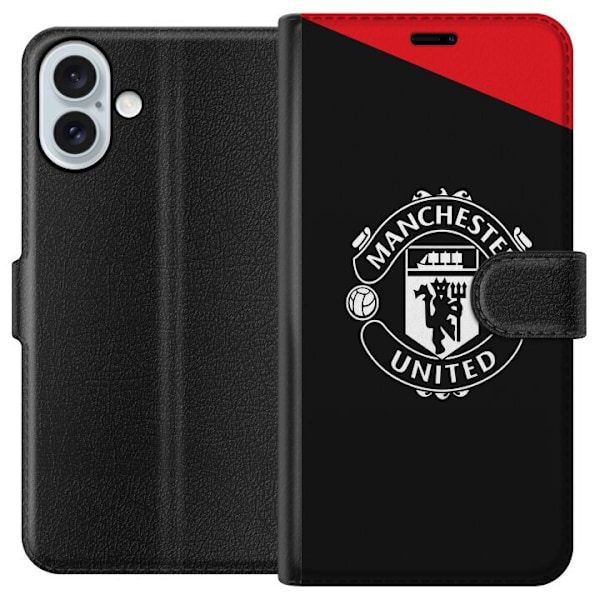 Apple iPhone 16 Plus Lommeboketui Manchester United FC