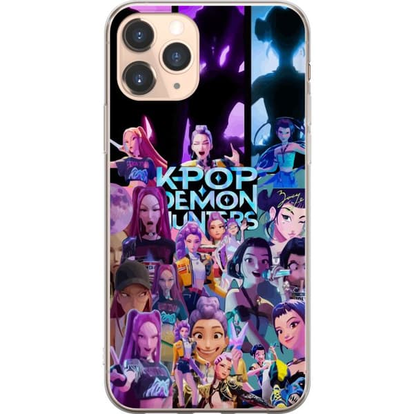Kompatibelt Mobildeksel til Apple iPhone 11 Pro KPop Demon Hunters anime-stil mørkt design