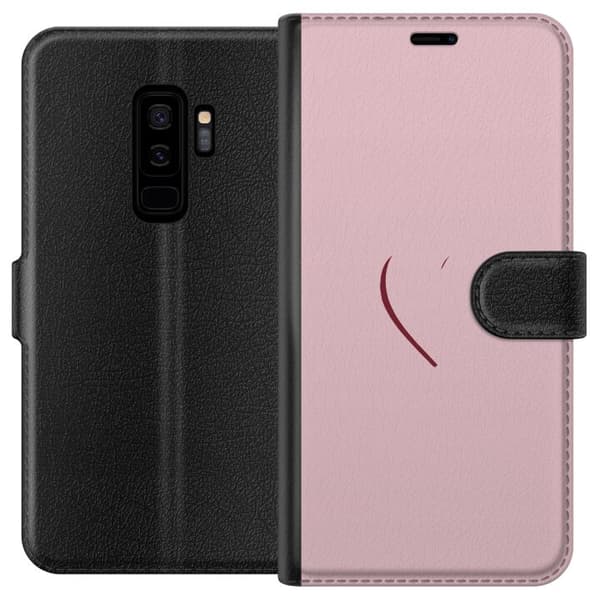 Kompatibelt Plånboksfodral till Samsung Galaxy S9+ SoftPinkLove
