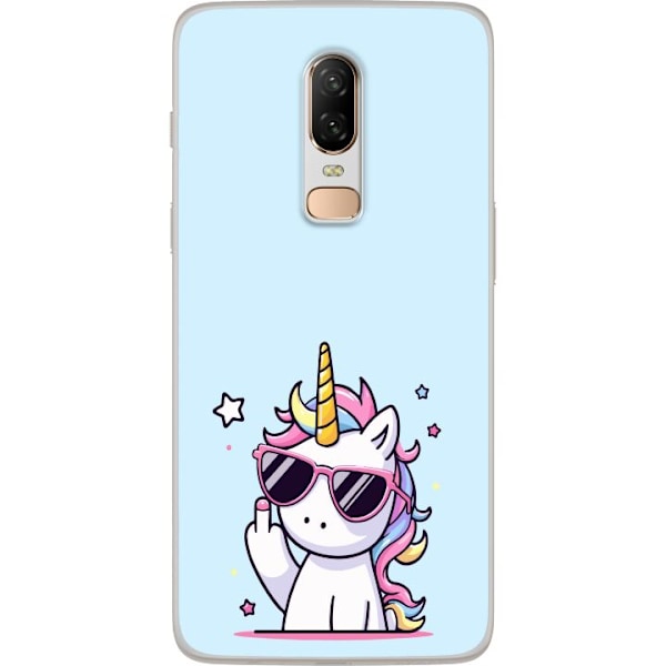 OnePlus 6 Genomskinligt Skal Unicorn