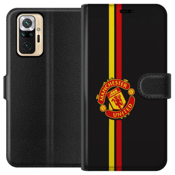 Xiaomi Redmi Note 10 Pro Tegnebogsetui Manchester United F.C.