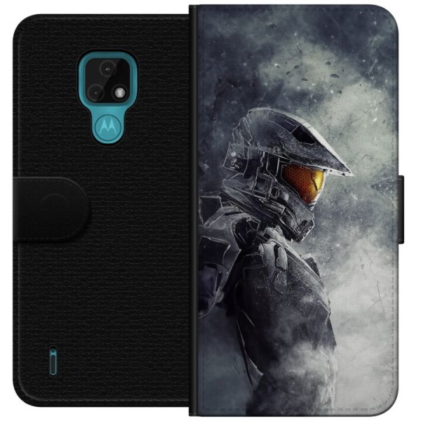 Motorola Moto E7 Tegnebogsetui Fortnite - Master Chief