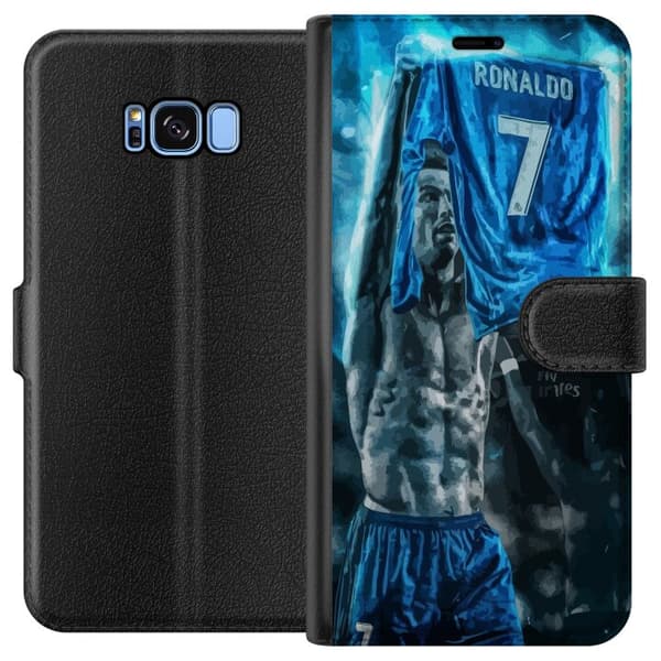 Kompatibelt Plånboksfodral till Samsung Galaxy S8 Ronaldo