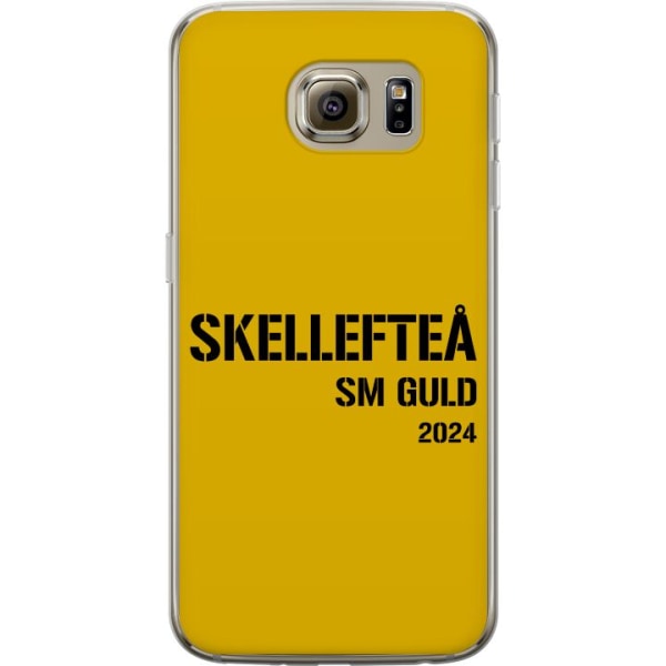 Samsung Galaxy S6 Läpinäkyvä kuori Skellefteå SM KULTA