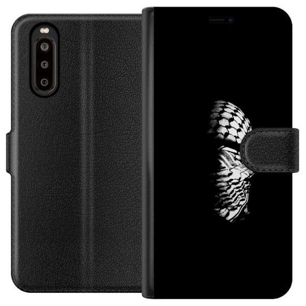 Sony Xperia 10 II Tegnebogsetui Keffiyeh-mønster - klassisk s