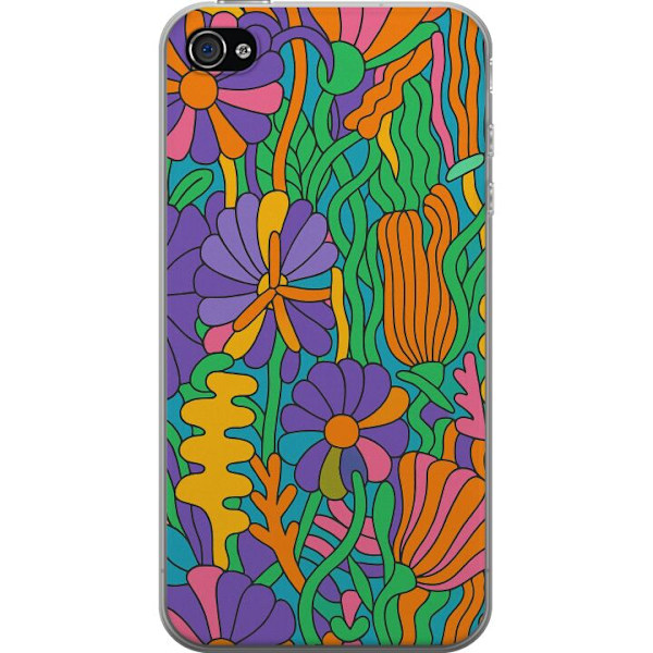 Apple iPhone 4s Genomskinligt Skal Color Pop