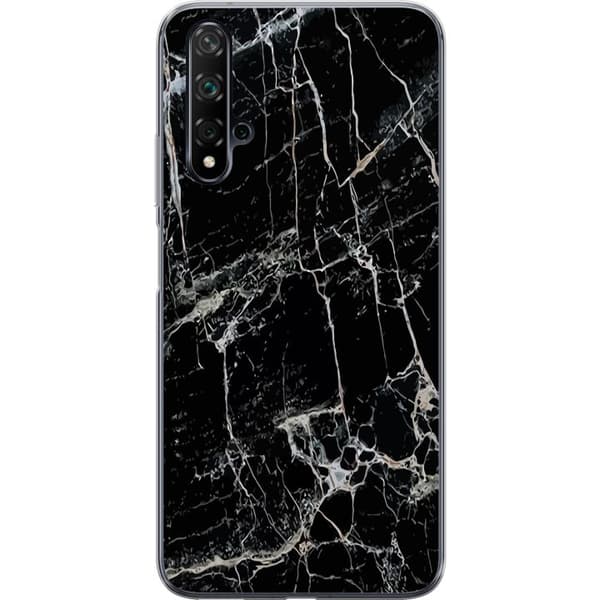 Kompatibelt Mobildeksel til Huawei nova 5T Marmor Svart