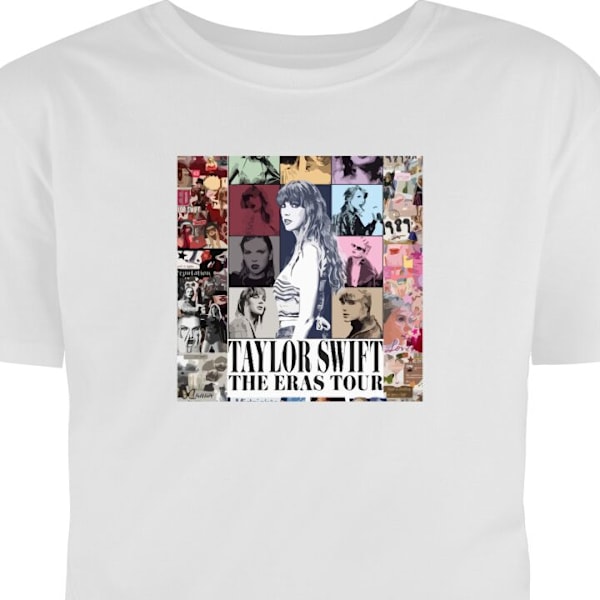 T-shirt för Vuxen | Klassisk Vuxen-T-shirt Taylor Swift - Eras vit S