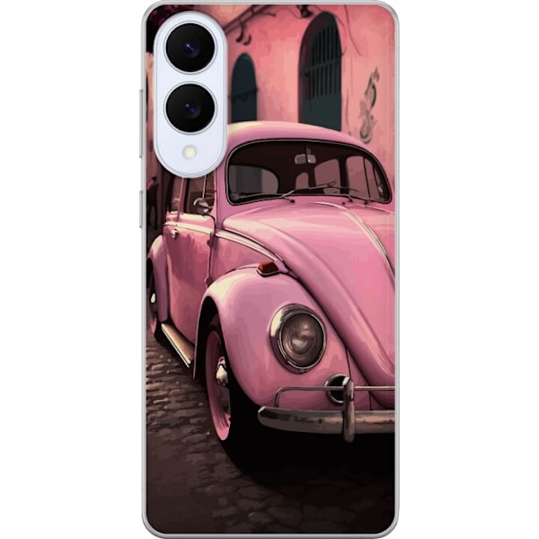 Samsung Galaxy S25 Edge Genomskinligt Skal Rosa Bubbla