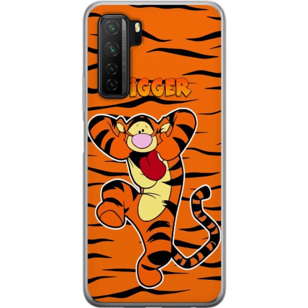 Huawei P40 lite 5G Gjennomsiktig deksel Tiger
