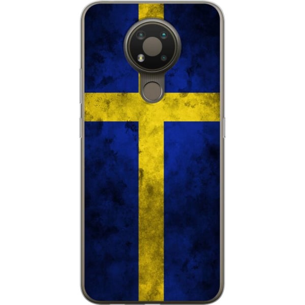 Nokia 3.4 Kuori / Matkapuhelimen kuori - Ruotsin Lippu
