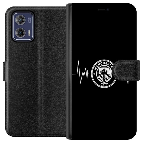 Motorola Moto G73 Lompakkokotelo Manchester City F.C.