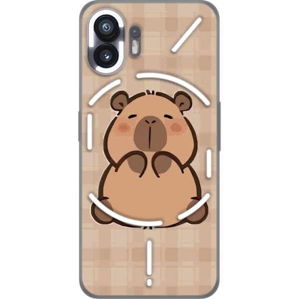 Nothing Phone (2) Genomskinligt Skal Mobilskal kawaii capybara flera figurer japansk stil