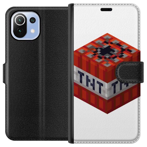Xiaomi Mi 11 Lite Tegnebogsetui Minecraft TNT