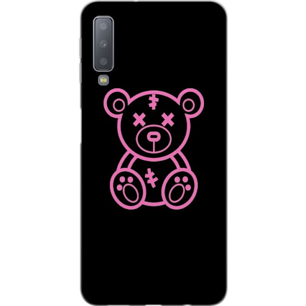 Samsung Galaxy A7 (2018) Gennemsigtig cover Teddy