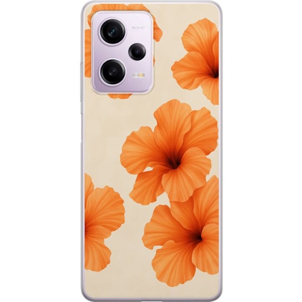 Xiaomi Redmi Note 12 Pro Läpinäkyvä kuori Papaya Punch
