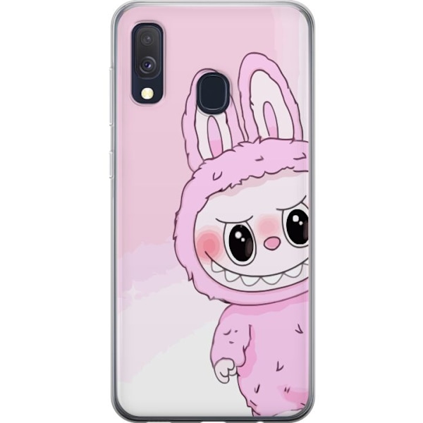 Samsung Galaxy A40 Genomskinligt Skal Labubu Bunny Series