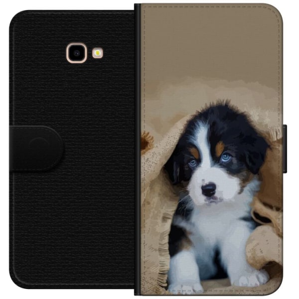 Samsung Galaxy J4+ Plånboksfodral Hundbebis