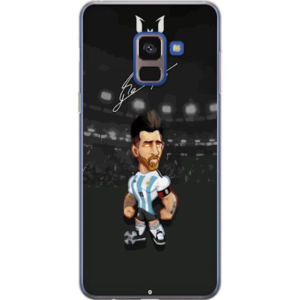 Samsung Galaxy A8 (2018) Genomskinligt Skal Messi