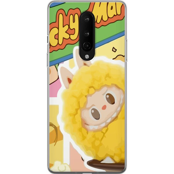 OnePlus 8 Läpinäkyvä kuori Labubu Wacky Mart Pop Mart -sarjan keräilyfiguuri Söpö Muotoilu Suosittu Teemalelu Sarja Luova Taidelelu