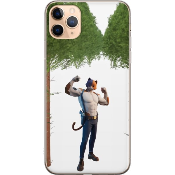 Apple iPhone 11 Pro Max Gennemsigtig cover Fortnite - Meowscle