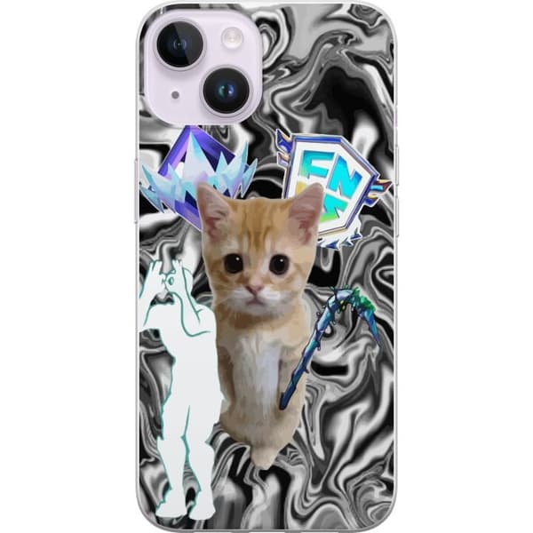 Kompatibelt Mobildeksel til Apple iPhone 14 Katt