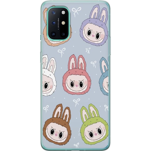 OnePlus 8T Läpinäkyvä kuori Pastel Labubu