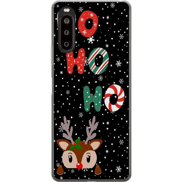 Sony Xperia 10 II Genomskinligt Skal HO HO HO