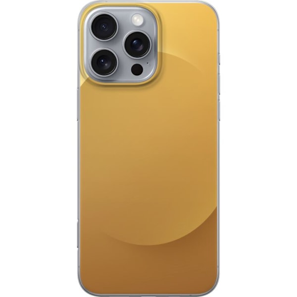 Apple iPhone 16 Pro Max Gennemsigtig cover Guld Punkt